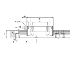 四川LMG-C/LMG-LC高组装法兰型直线导轨