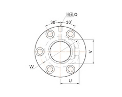 外循环管凸出型单螺帽滚珠丝杠FSVC